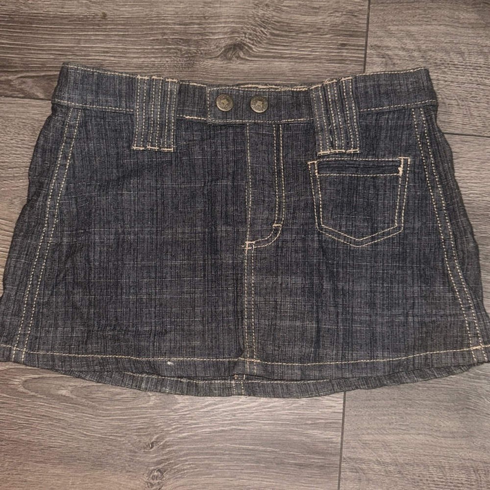 Vintage Frankie b denim mini skirt